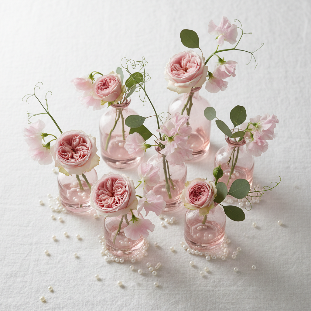 Pink Bud Vase Table Floral Arrangement Ideas in Every Setting: A Room-by-Room Guide to Creating Stunning Displays