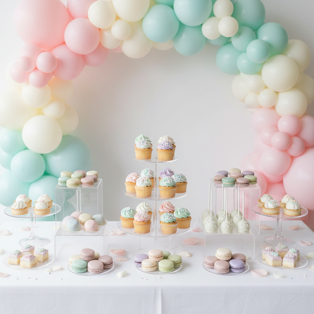 From Bare Table to Stunning Spread: A Step-by-Step Acrylic Dessert Table Display Guide for Party Planners