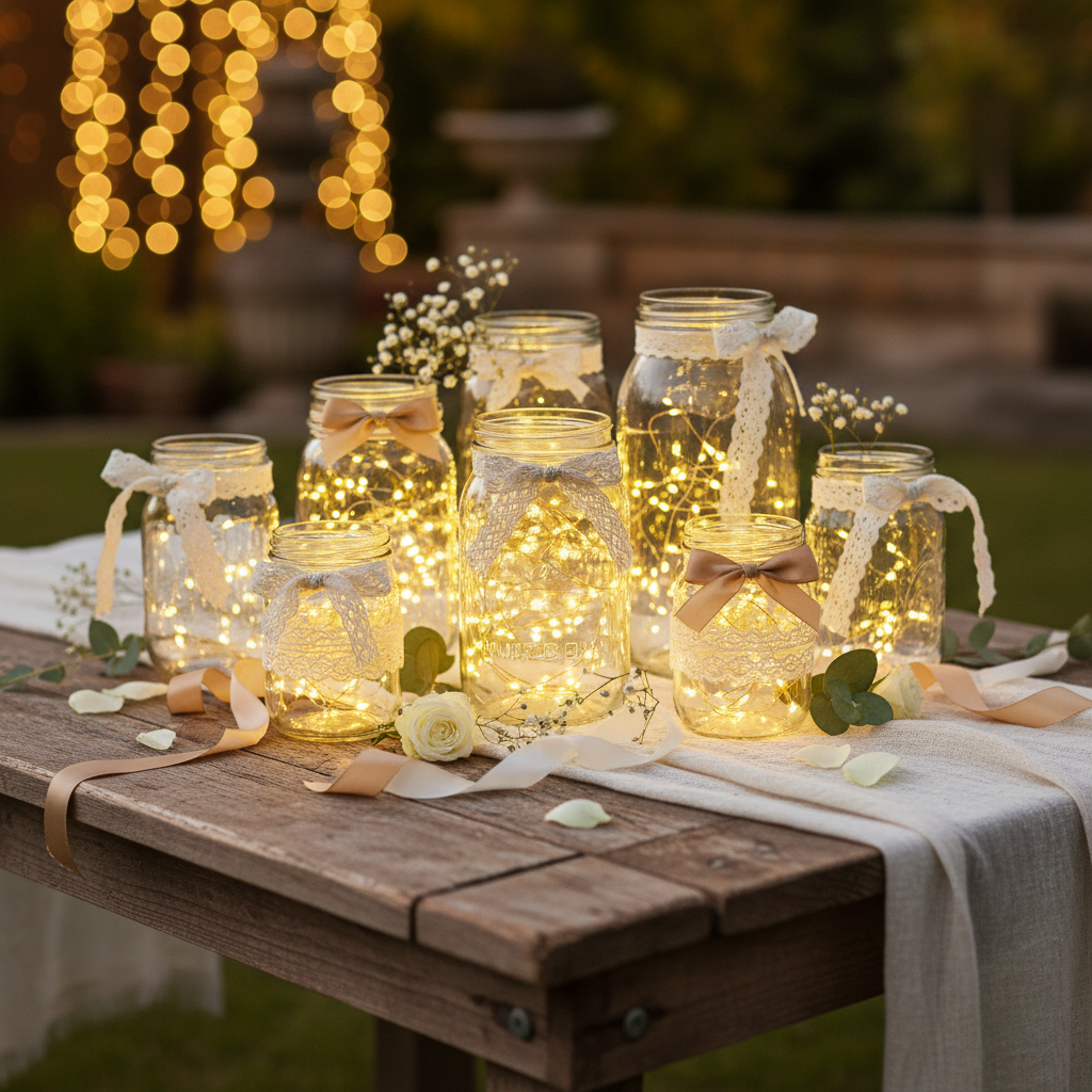 LED Fairy Lights Mason Jar Party Decor on a Budget: How to Get a Magical, Instagram-Worthy Glow Without Spending a Fortune