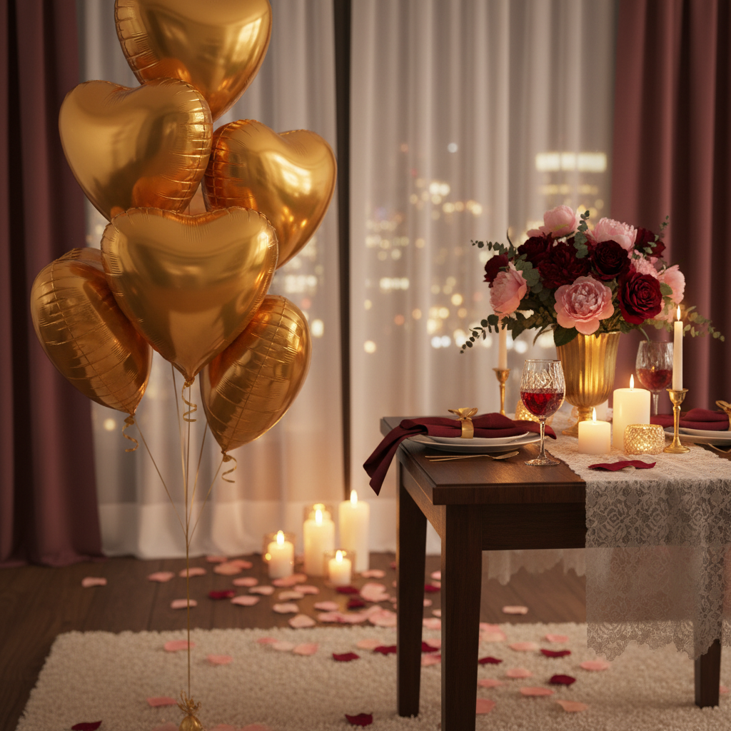 The Anatomy of a Great Valentine & Anniversary Setup: 7 Features That Actually Make a Difference When Decorating with Gold Heart Balloons