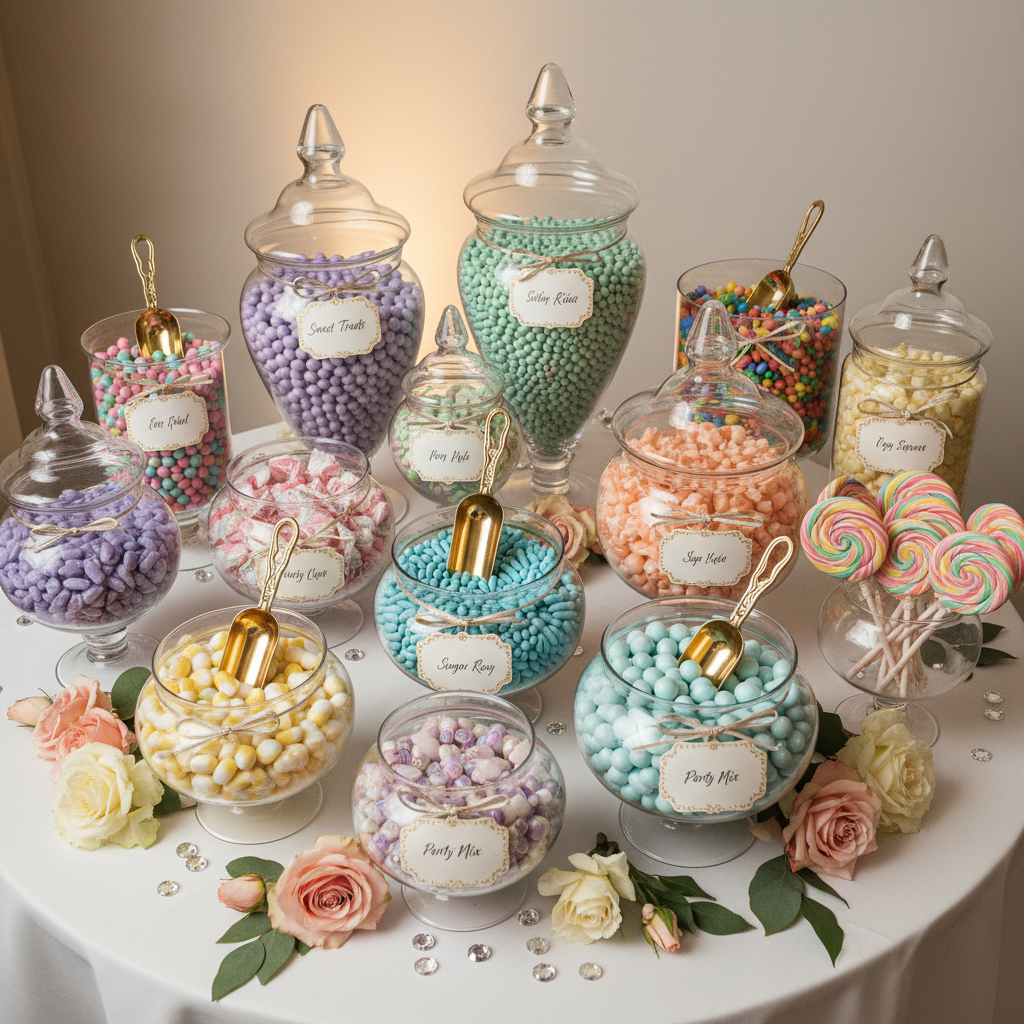 Common Glass Candy Jar Party Buffet Display Myths Debunked: What Event Stylists Actually Recommend
