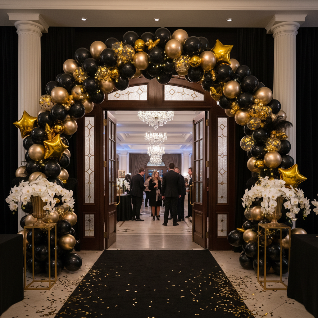 What Event Stylists Know About Black Gold Balloon Party Decoration Ideas That Most Buyers Don't