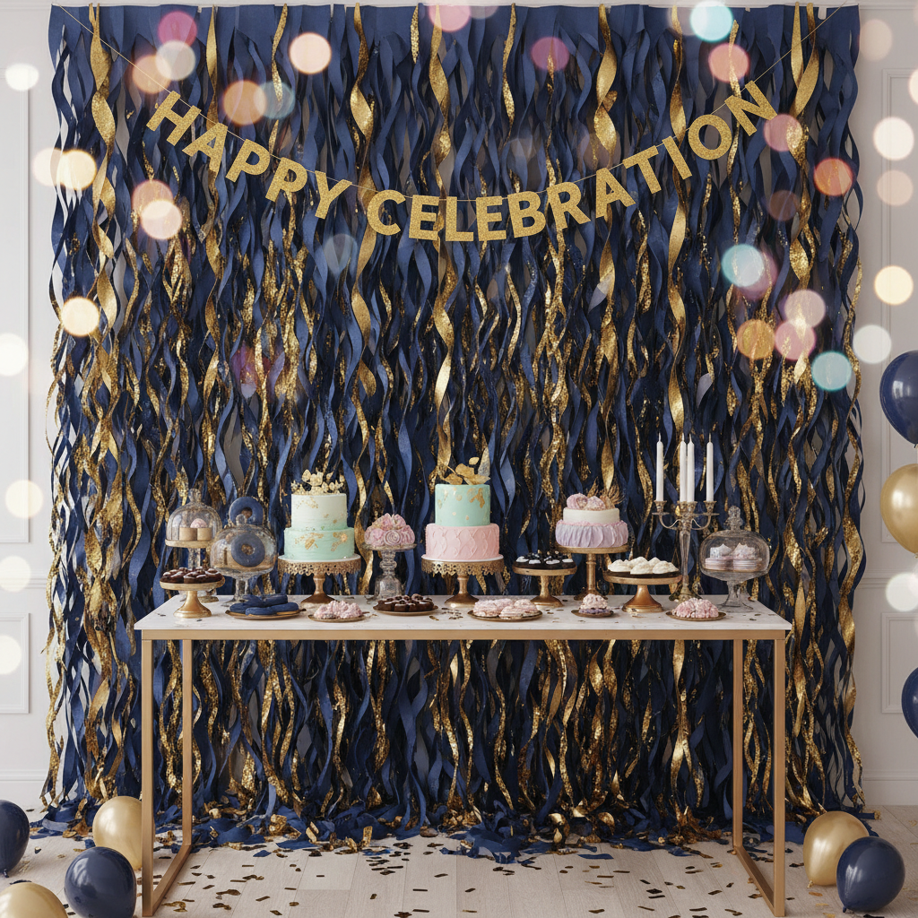 Small Space, Big Impact: How to Use Crepe Paper Streamers in Every Party Setup