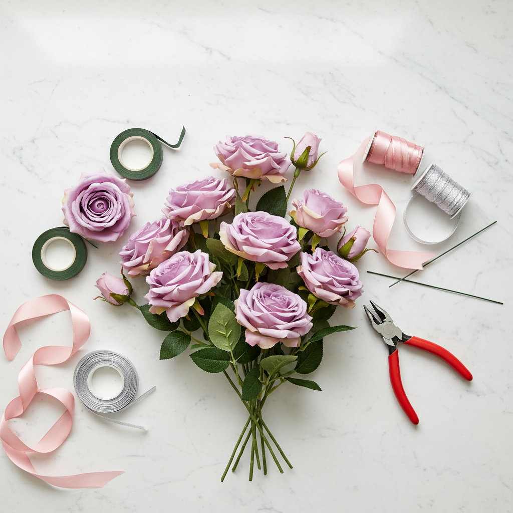 DIY Wedding Bridal Bouquet on a Budget: How to Get Stunning Artificial Flowers Results Without Spending a Fortune