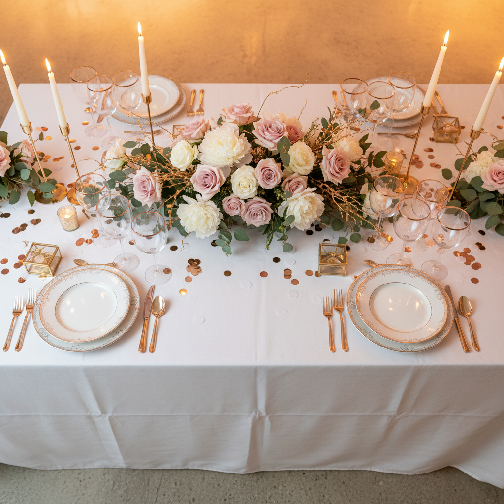 From Casual to Chic: A Step-by-Step Disposable Wine Glasses Elegant Party Table Setup Guide for Home Entertainers