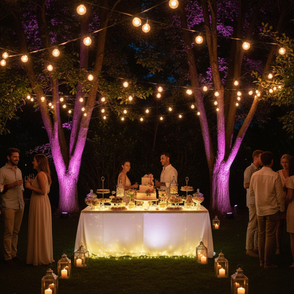 Outdoor Landscape Spotlight Yard Party Lighting for DIY Hosts: What Actually Works in a Real Backyard Setup