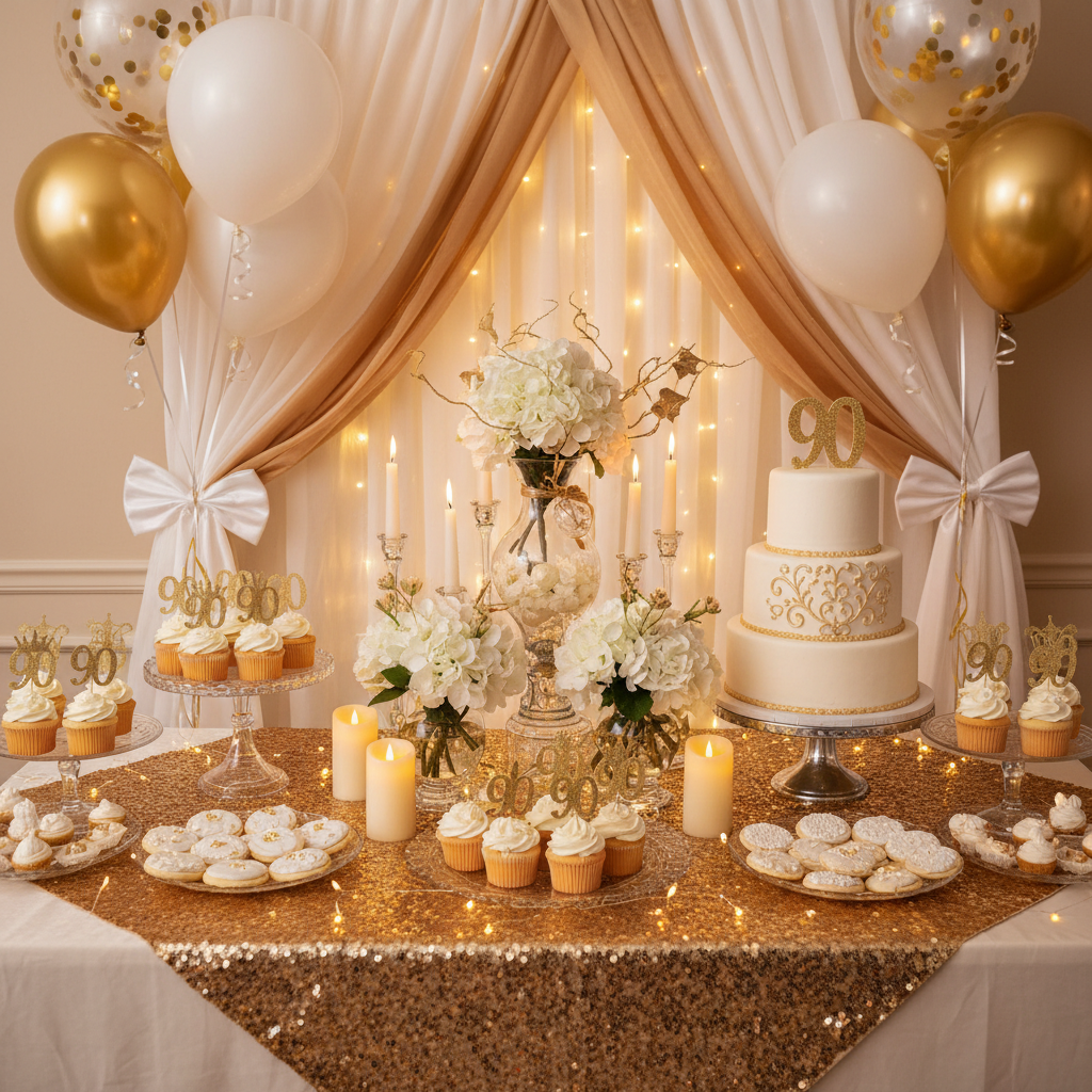 Gold Glitter 90th Birthday Party Decorations 101: Everything a First-Time Planner Should Know Before Buying a Single Streamer