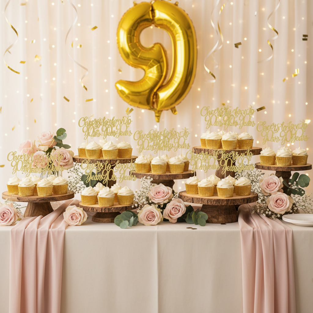90th Birthday Cupcake Topper Party Ideas for Milestone Celebrations: What Actually Works in a Small-Budget Real Party