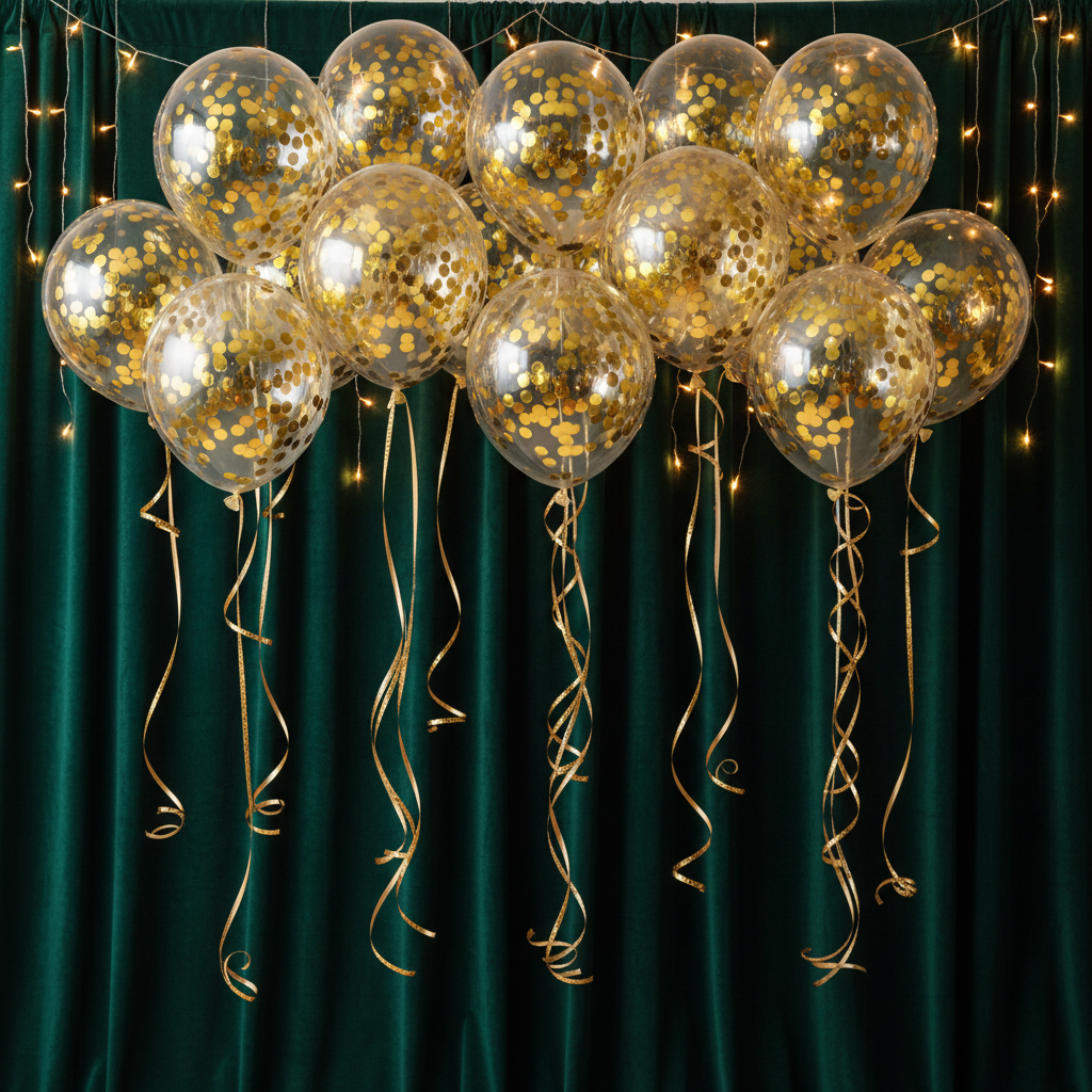 Gold Confetti Balloon Party Decoration Ideas on a Budget: How to Get a Glamorous Celebration Without Spending a Fortune