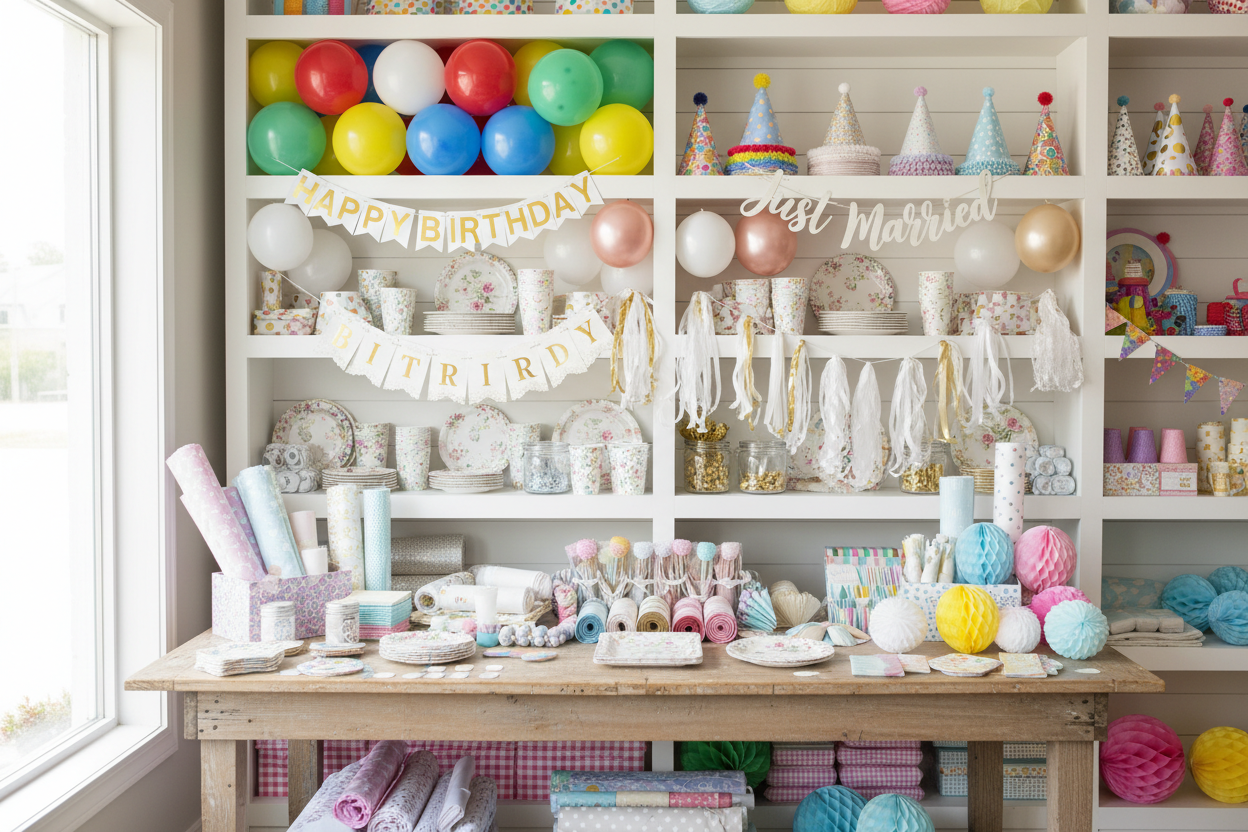 How to Stock Your Party Supplies for Any Event
