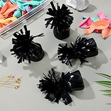 Balloon Weights for Helium Balloons Heavy Black Metallic Anchor Balloon Holders 4.8oz DIY Table Weights for Birthday Wedding Party Decorations Pack of 12