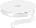 5/8" x 100 Yards Satin Ribbon - White Silk Ribbon with Spool - Ideal for Gift Wrapping, Floral Bouquets, Crafts, Wedding Party Decorations, Christmas and Sewing Projects