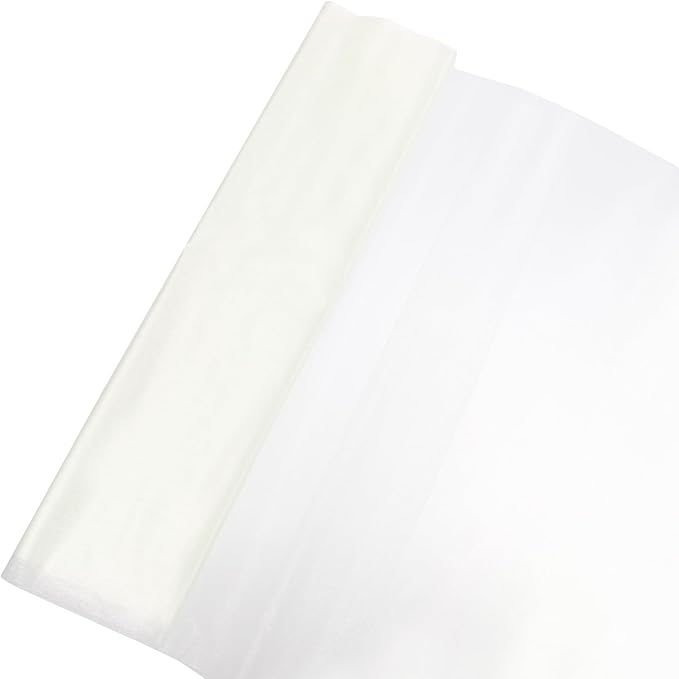 uxcell 19" by 5.5 Yard Tulle Fabric Backdrop Curtains for DIY Tutu Skirt Shower Decor Wedding Crafts Birthday Party Supplies, Beige