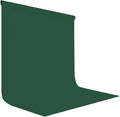 8x10FT Dark Green Screen Backdrops for Photography, Virtual Green Screen Backdrop Pieces for Meetings, Curtains for Party Decoration Video Shooting