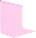 6X9FT High Density Fabric Pink Backdrop Portrait Photo Booth Washable Background Screen Video Recording Parties Curtains
