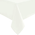 Hiasan Ivory Tablecloth Square - Waterproof and Spillproof Washable Fabric Table Cloth for Card Tables, 30 x 30 Inch