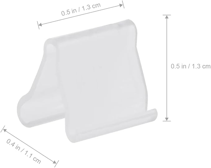 100Pcs Transparent Balloon V-shaped Clip Wedding Creative Balloon Clip Plastic V-shaped Wedding Party Halloween Sealed Decorations