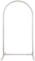 FiVan 2.7ft by 6ft Heavy Duty Trio Arch Backdrop Frame Stands for Party Covers