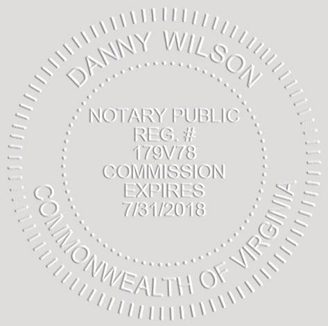 MaxMark Notary Seal Round Embosser for Virginia State - Includes Gold Burst Seal Labels (50 Count)