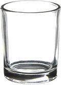 WGV Tea Light Votive Candle Holder 2x2.4, Clear Tiny Utility Cylinder Glass Vase, Small Planter Terrarium for Home Accent Decor, 1 Pc