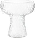 Lunara Clear Plastic Margarita Glasses, 11 oz, Set of 40, Disposable Party Cups for Cocktails (Clear Hammered)