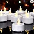 LED Tea Lights Candles- 50PACK Flameless Candles Realistic and Bright Flickering Long Lasting 200Hours for Holiday Celebration,Party, Home Decoration Warm White,Battery Operated
