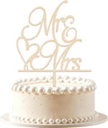 wood Mr and Mrs Cake Topper,Bride and Groom Sign Wedding/Engagement/Anniversary Cake Toppers Decoration