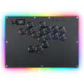 GuileKeys Leverless Controller Arcade Stick GK-16, All-Button Arcade Controller with Multi-function Button for PS4/PS3/PC/Switch, Arcade Fight Stick with RGB/Turbo/Hot-Swap/Low Profile Switch Black