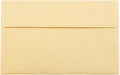 JAM PAPER A10 Parchment Invitation Envelopes - 6 x 9 1/2 - Antique Gold Recycled - 50/Pack