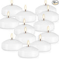 12 Bulk White Floating Candles-2 inch Unscented Tealights -for Romantic Weddings Decorations Pool Centerpieces Parties