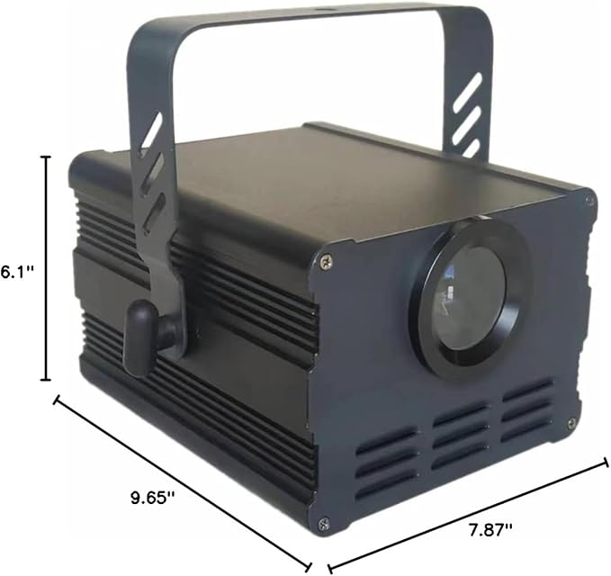 JUNMAN 1W RGB Full Color Animation Beam Stage Light DJ Disco Effect Lights for Party Wedding Event Lighting Show