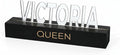 Personalized Silver Desk Name Plate – Custom Engraved Name Sign with Black Beech tree Base – Modern Office Name Tag Gift for Boss, Teacher, Coworker, or Professional – Handmade Desktop Decor