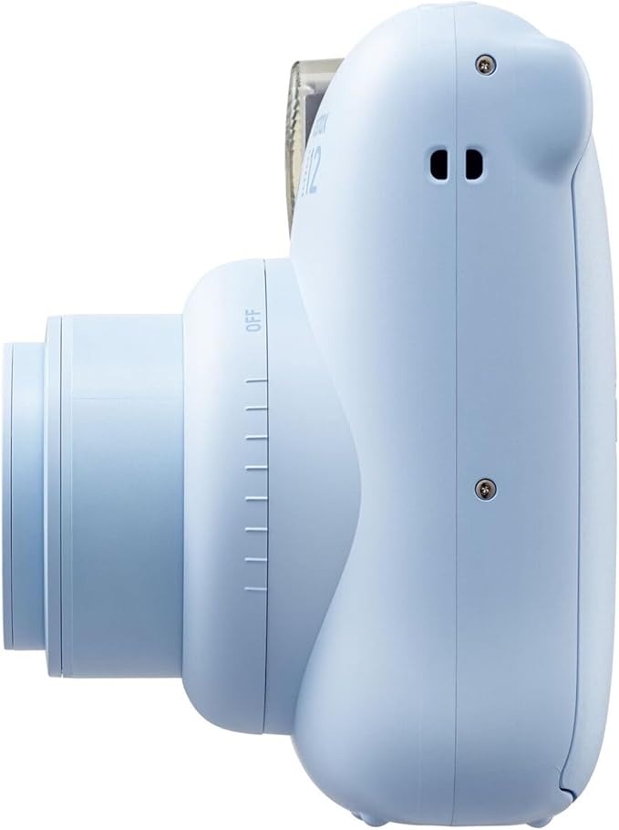 FUJIFILM INSTAX MINI 12 Film Camera Pastel Blue Bundle with Instant Film- 60 Photo Sheets with Camera Case and Accessories Ideal Gift for Kids, Teenage Girl & Adults