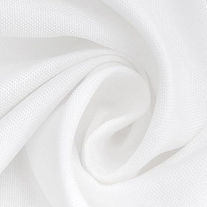 6 Pack White Table Cloth Rectangle Table 60 x 102 Inch Tablecloths for 6 Foot Rectangle Tables. Stain and Winkle Resistant Polyester Washable White TableCloths for Parties Wedding Dining