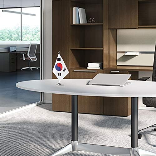 South Korea Flag South Korean Flags, Small Mini South Korean Desk Flag, Used for Table Office Classroom Home Patriotic Events Decorations