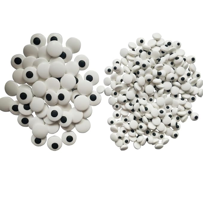 2 Bottles Candy Eyes Eyeballs - Cake Cupcake Toppers - Edible Baking Decorations for Cupcakes, Cakes, Cookies - Halloween, Christmas, Easter, and Edible Art Project Candy (Two Size Mixed)
