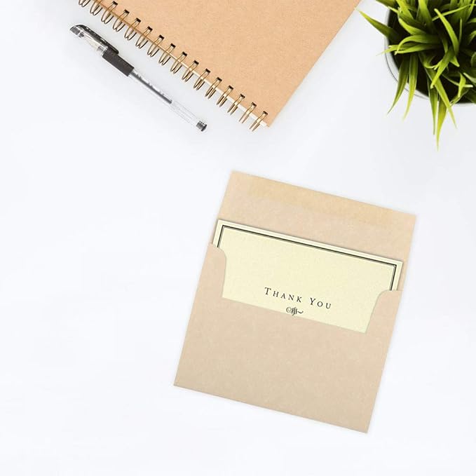 JAM PAPER A2 Parchment Invitation Envelopes - 4 3/8 x 5 3/4 - Brown Recycled - 50/Pack