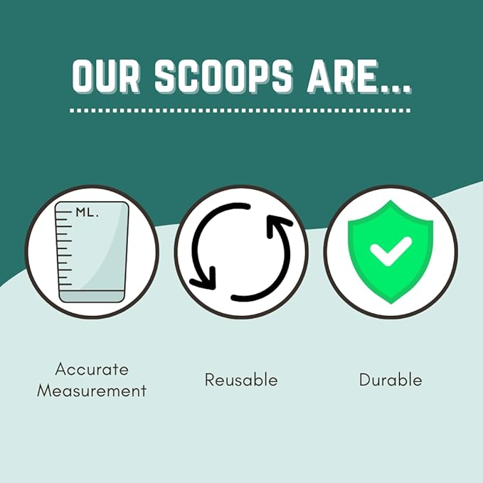 94 mL (94 CC | 3.18 Oz.) Long Handle Scoop for Measuring Coffee, Pet Food, Grains, Protein, Spices and Other Dry Goods (Pack of 25)