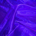 VDS Royal Blue Organza Fabric, 40 Yards Continuous, 45” Wide, Wedding Party Decoration Iridescent Crystal Sheer Shiny Organza Tulle Bridal Dress DIY Crafts Costume Sewing Backdrop Arch Cloth