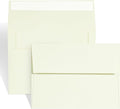 A7 ivory Invitation 5x7 Envelopes - Self Seal, Square Flap,Perfect for 5x7 Cards, Weddings, Birthday, invitations, Graduation, Baby Shower, 5.25 x 7.25 Inches, 100 Pack, ivory
