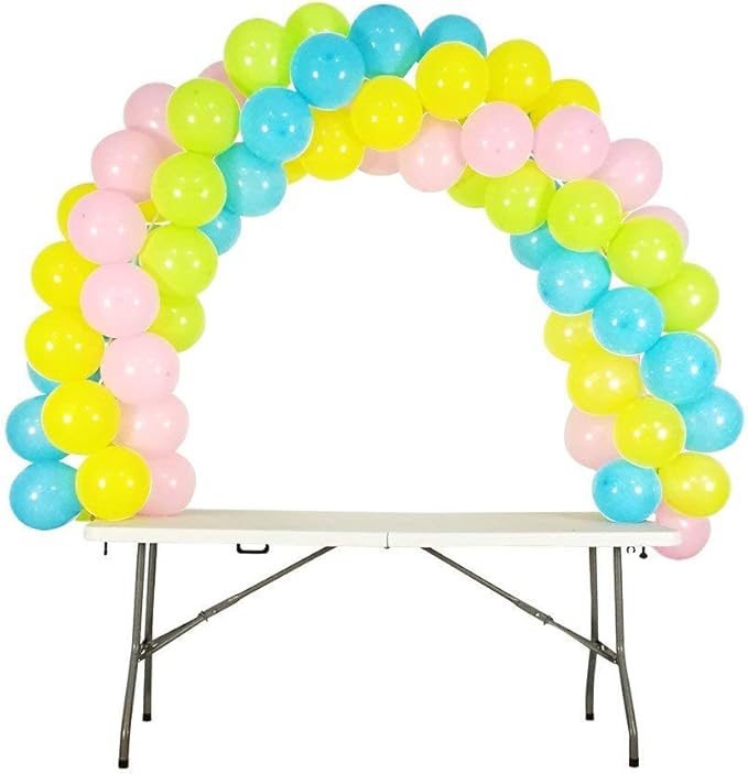 Balloon Clips(120 pcs), Tinabless Balloon Connectors for Decor Balloons Arch, Balloons Column Stand and Flowers - Birthday, Wedding, Baby Shower Party Decorations