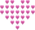 50 Pcs Pink Heart Shaped Balloon Foil Balloon 5 inch Heart Balloon for Valentinge's day Wedding Decoration (pink)