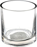 WGV Quality Thick Tea Light Votive Candle Holder 3x3, Clear Tiny Cylinder Glass Vase, Small Planter Terrarium, 1 Pc