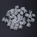 100 Pcs Transparent Balloon V-Shaped Clip Plastic V-Shaped Balloon Clip Wedding Wedding Party Halloween Creative Sealed Decorations