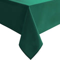 Hiasan Small Tablecloth for Square Tables - Waterproof and Spillproof Washable Fabric Table Cloth for Dining Room Kitchen Party (Emerald Green, 40 x 40 Inch)