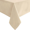 Hiasan Waterproof Tablecloth Rectangle - Washable Fabric Table Cloth for Dining Room Kitchen Birthday Party and Outdoor Use, Beige, 60 x 140 Inch