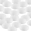 3 Inch Floating Candles Set of 24, Unscented White Candles for Wedding, Pool Party, Holiday Centerpieces & Home Decor