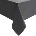 Hiasan Grey Rectangle Tablecloth - Waterproof Washable Polyester Fabric Table Cloth for Party, Wedding, Banquet and Restaurant, 90 x 156 Inch