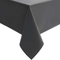 Hiasan Grey Rectangle Tablecloth - Waterproof Wrinkle Resistant Washable Fabric Table Cloth for Dining Room Kitchen and Outdoor Use, 60 x 84 Inch