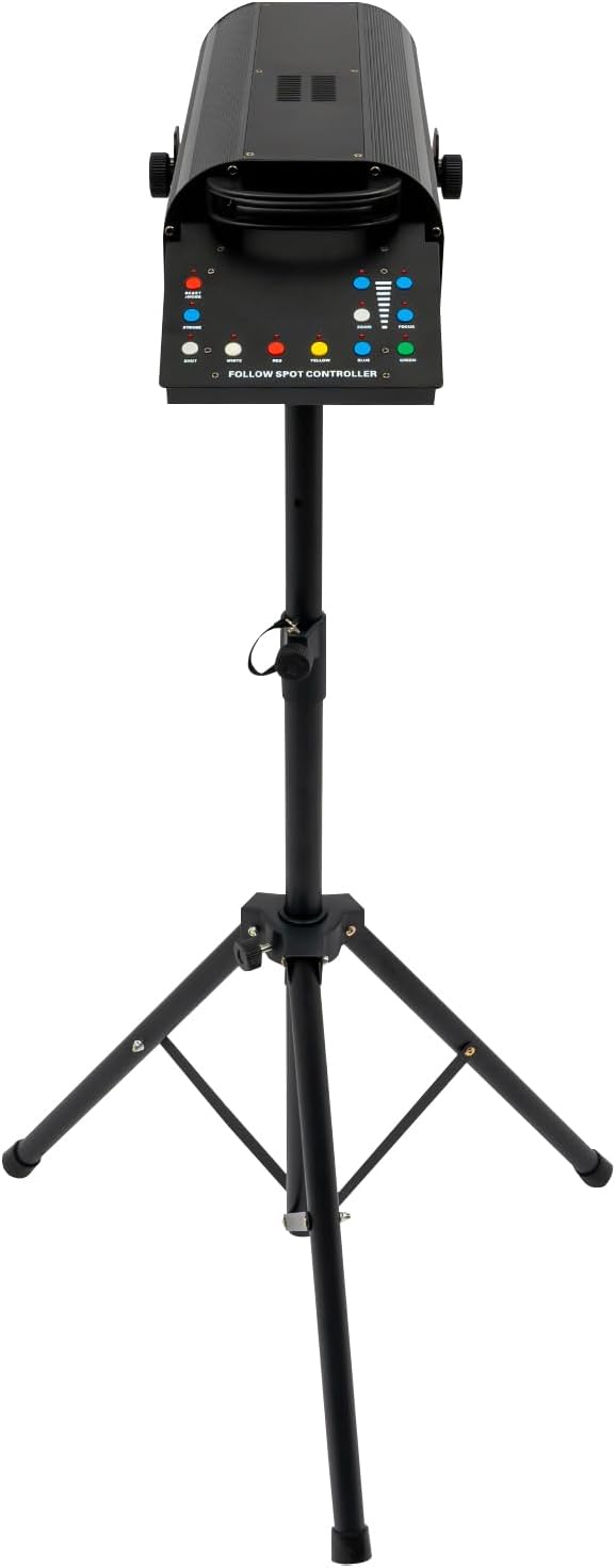 Follow Spotlight for Stage, 230W LED Spot Light DJ Lighting with Control Panel & Adjustable Stand, Spotlight Disco Ball Light for Party Theater Wedding Show, 5 Colors, 164.04ft